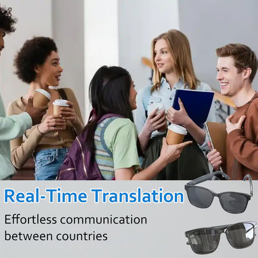 Last Day Promotion 49% OFF🔥-AI Wireless Bluetooth Translation Glasses