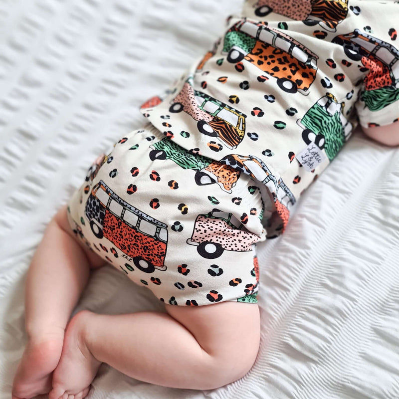 Campervan printed t-shirt and shorts set for baby