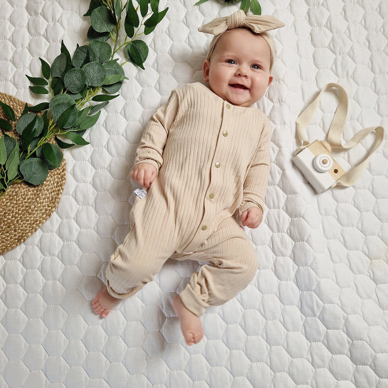 gender neutral newborn babygrow by Lottie & Lysh