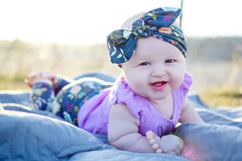 Floral baby headband by Lottie & Lysh