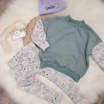 paper plane pring baby leggings