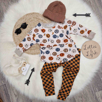 smiles baggy fit toddler t-shirt by lottie and lysh