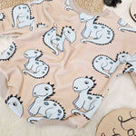 Lottie & Lysh spearmint dino sweater romper for children aged 0-6 years