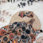 Lottie & Lysh burnt floral printed baby romper