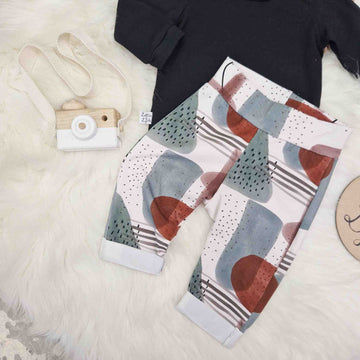 Cool and unique unisex baby trousers made in the UK