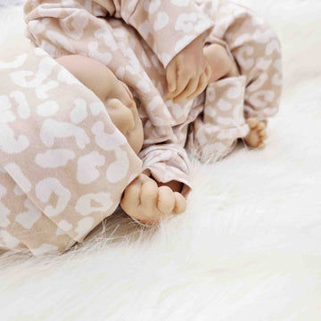 Leopard print baby clothing by Lottie & Lysh