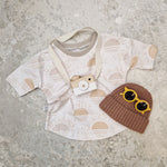 sun print top handmade in the uk