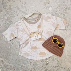 sun print top handmade in the uk
