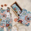 rertro inspired 60s style printed baby and toddler outfit