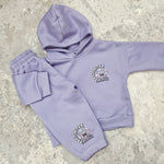 lilac kids tracksuit