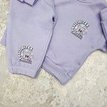 lilac positivitea kids tracksuit set