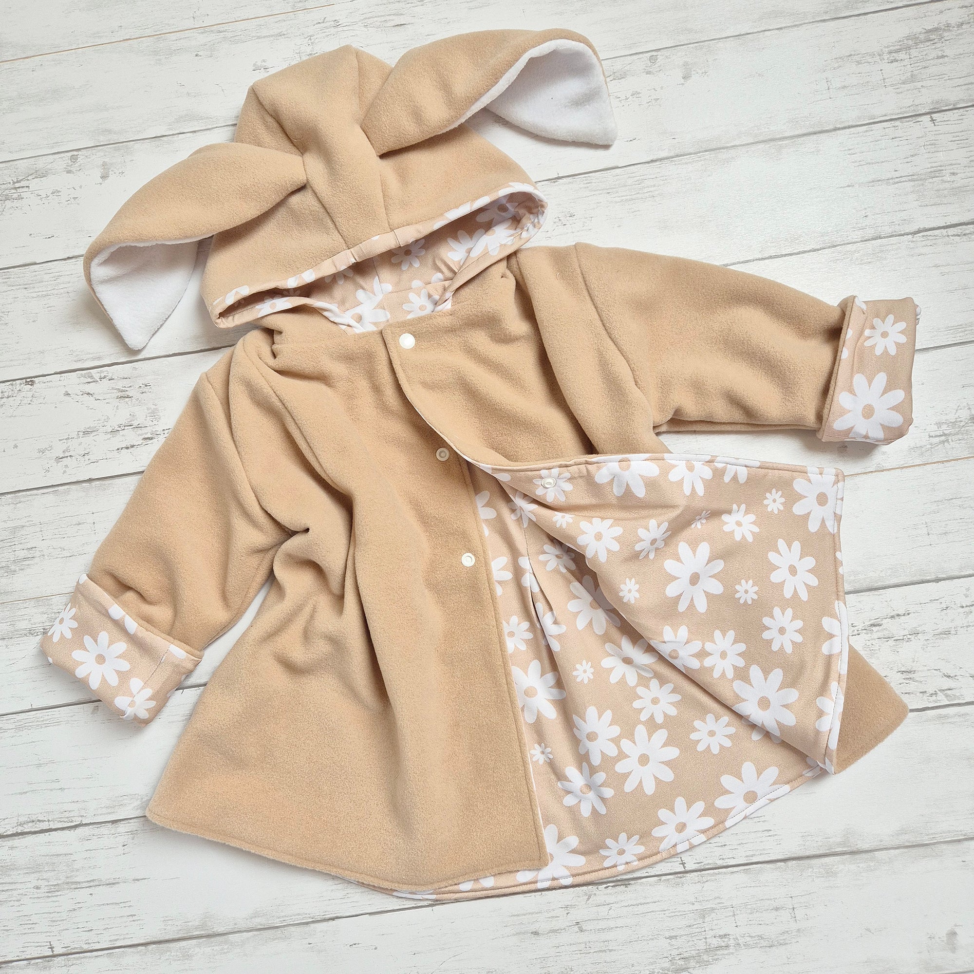 beige baby bunny jacket