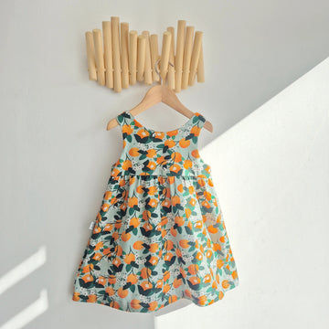 clementines printed baby and toddler dress
