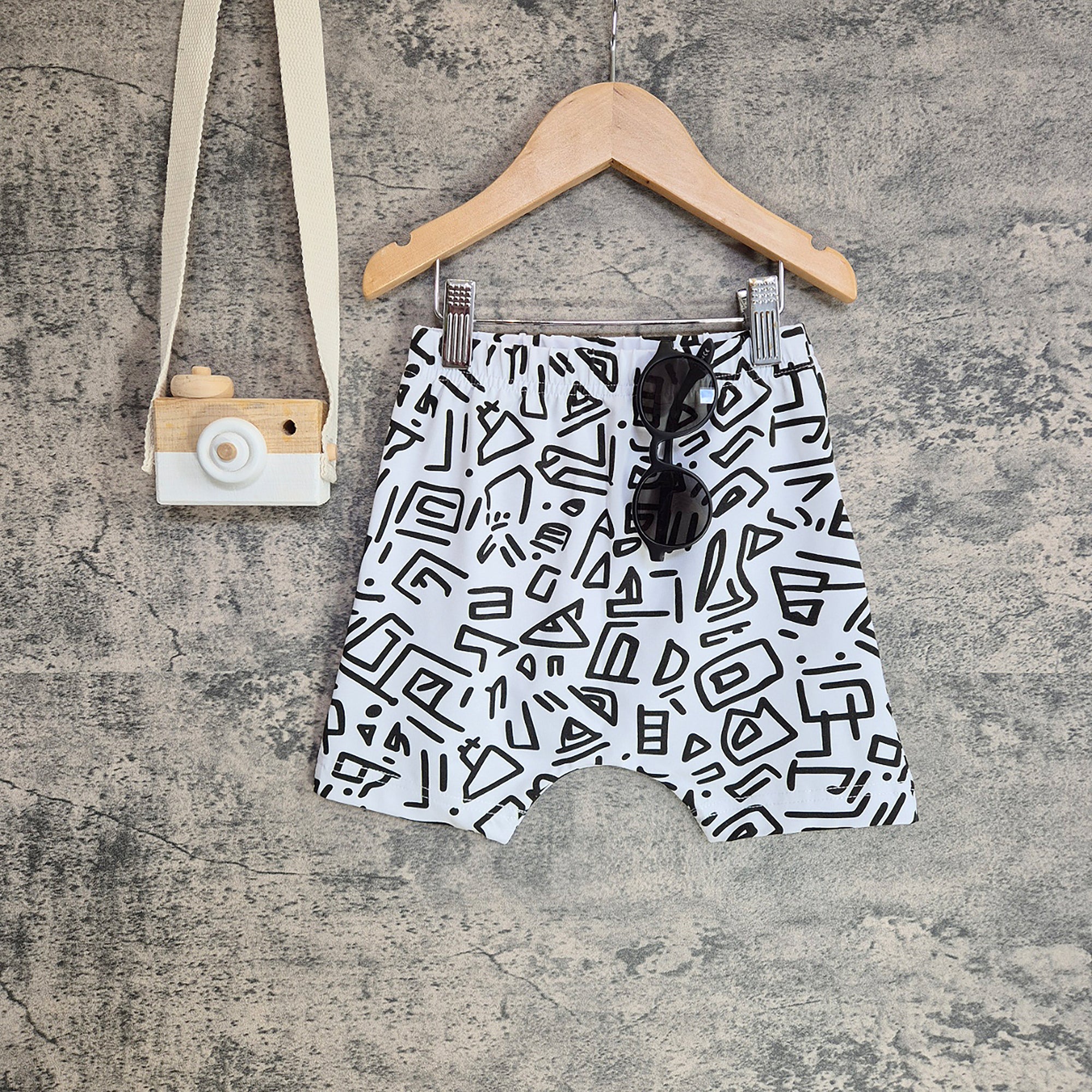 Lottie & Lysh Mono 90s harem shorts