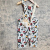 alternative print baby and toddler outfit with tattoo roses