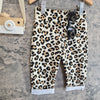 leopard print baby trousers