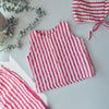 Striped Seersucker Cotton Co-ordinates