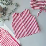 Striped Seersucker Cotton Co-ordinates