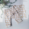 Lottie & Lysh neutral flowers jersey co-ordinates
