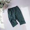 emerald leopard baggy trousers for toddlers and kids