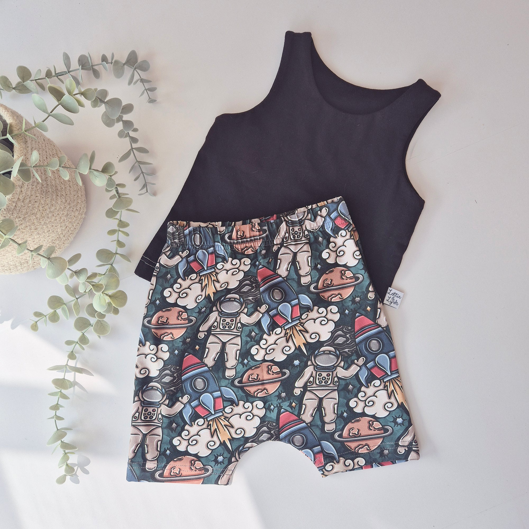space themed clothing for kids by Lottie & Lysh