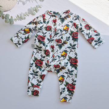Alt tattoo print babygrow by Lottie & Lysh