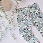 tropical leaves printed kids leggings by Lottie & Lysh