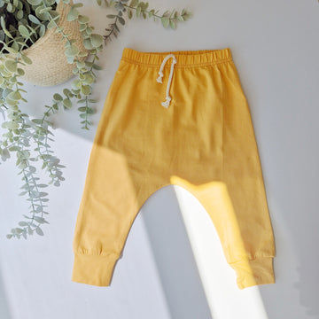slouch mustard harem leggings for kids 0-10 years