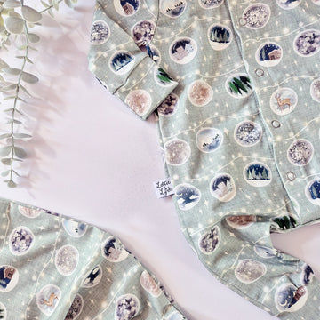 Christmas baby clothing by Lottie & Lysh