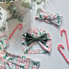 Candy Bows Bow Turban style headwrap for babies and toddlers.
