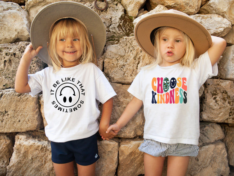 kids printed slogan t-shirt range
