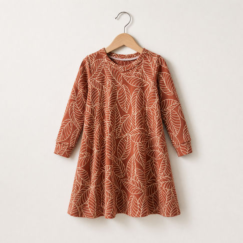 Baby & Toddler Copper Leaves Dress