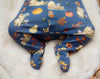 Winnie the pooh footed babygrow featuring illustrations of winnie the pooh and piglet.