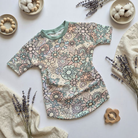 Baby & Toddler Pastel Floral T-shirt Dress