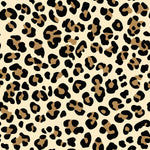leopard print french terry fabric