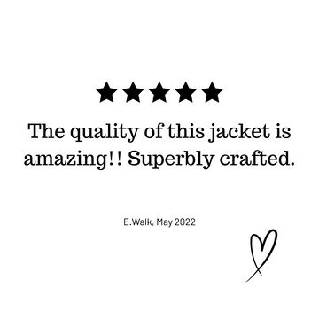The quality of this jacket is amazing!! Superbly crafted - Lottie & Lysh bunny jacket review
