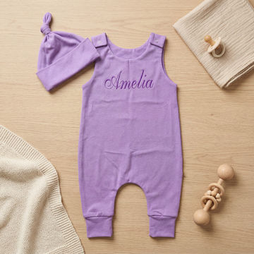 Violet personalised dungarees for toddlers