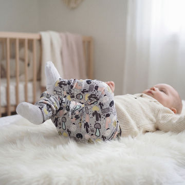 Baby wearing cactus print leggings by Lottie & Lysh
