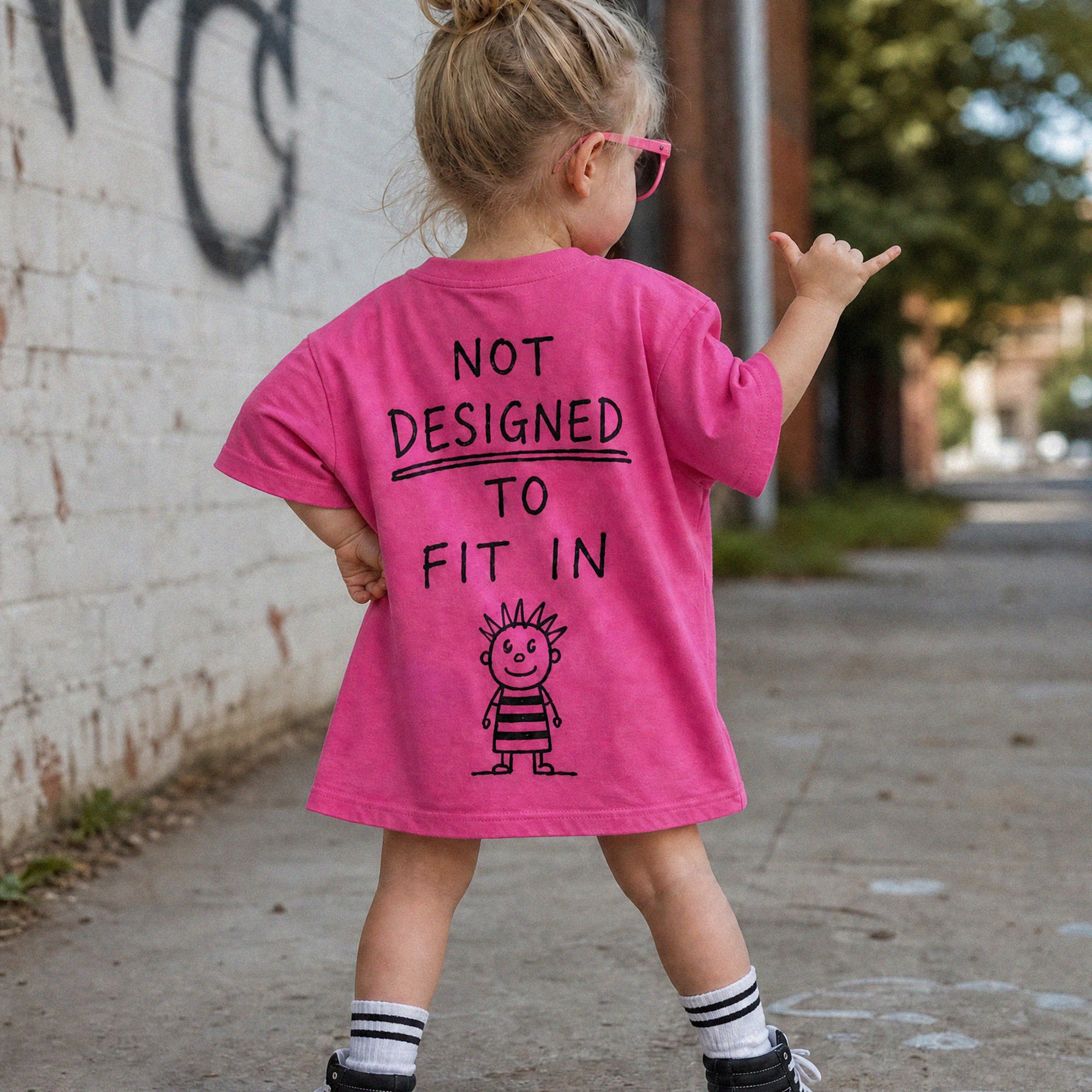Not Fit In Colourful Kids T Shirt | Not Designed To Fit In T Shirt
