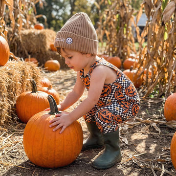 Jacko Lantern | Halloween Dungarees