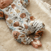 spring flora babygrow