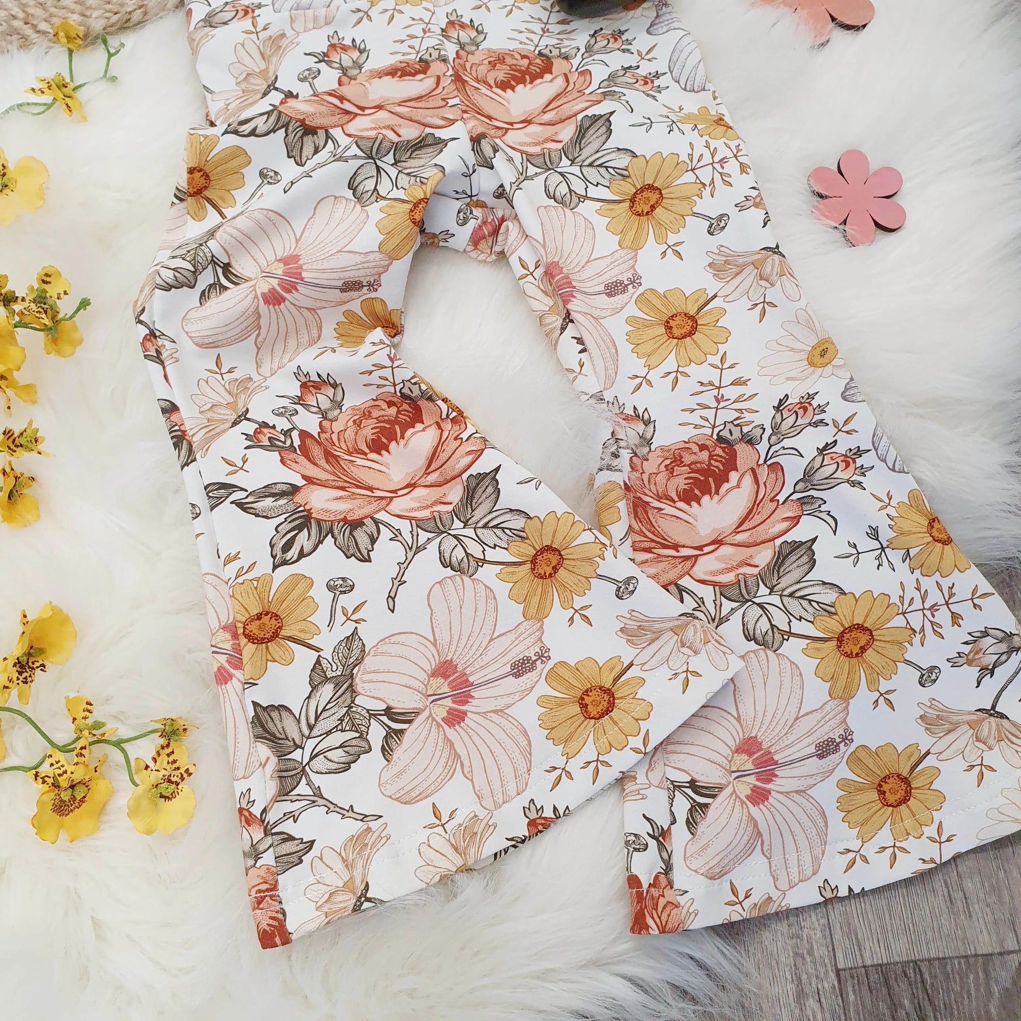 Kid's Retro Inspired Flared Jumpsuit | Lottie & Lysh