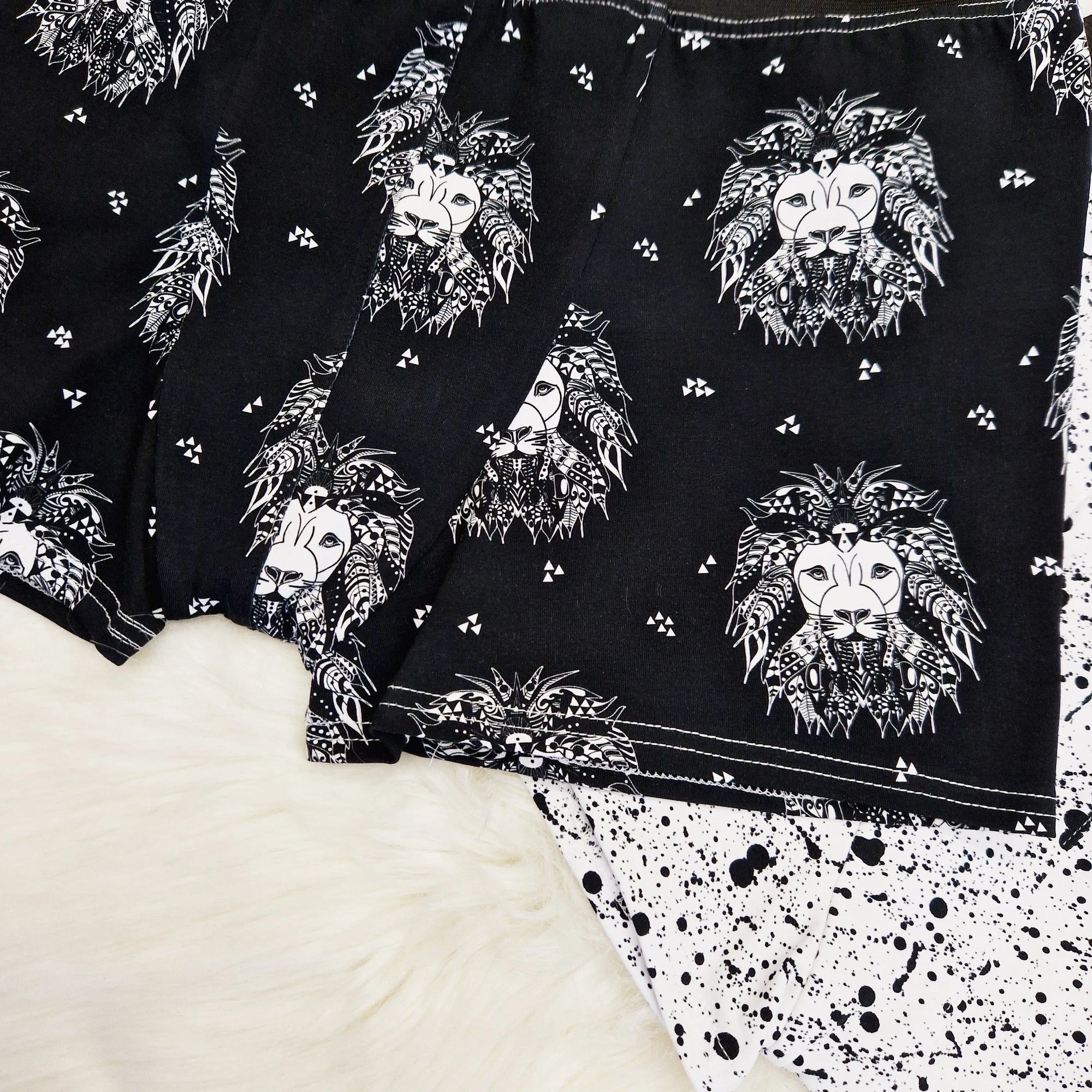 ethical udnerwear. A set of monochrome boxer shorts briefs for men by Lottie & Lysh