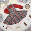 Lottie & Lysh xmas tartan Christmas day dress and coordinating top