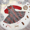 Girls tartan dress and coordinating top by Lottie & Lysh