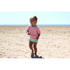 retro colourblok pink and mint sweatshirt by lottie and lysh