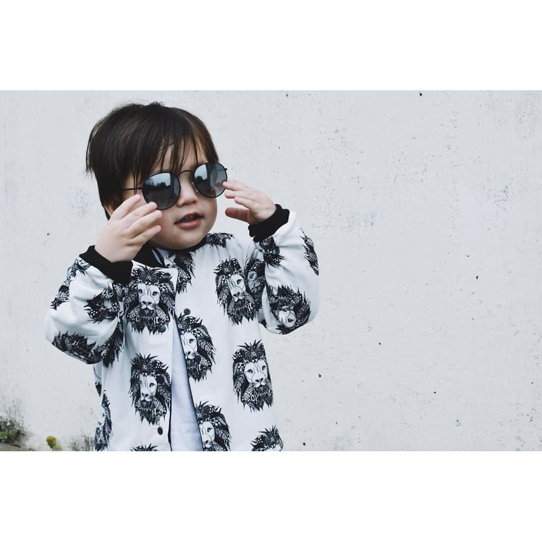 lottie & lysh Aztec lion reverisble bomber jacket