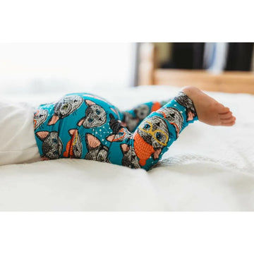handmade cat print baby and toddler leggings