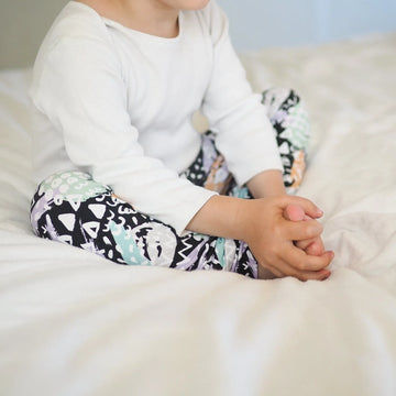 Dash art organic baby leggings