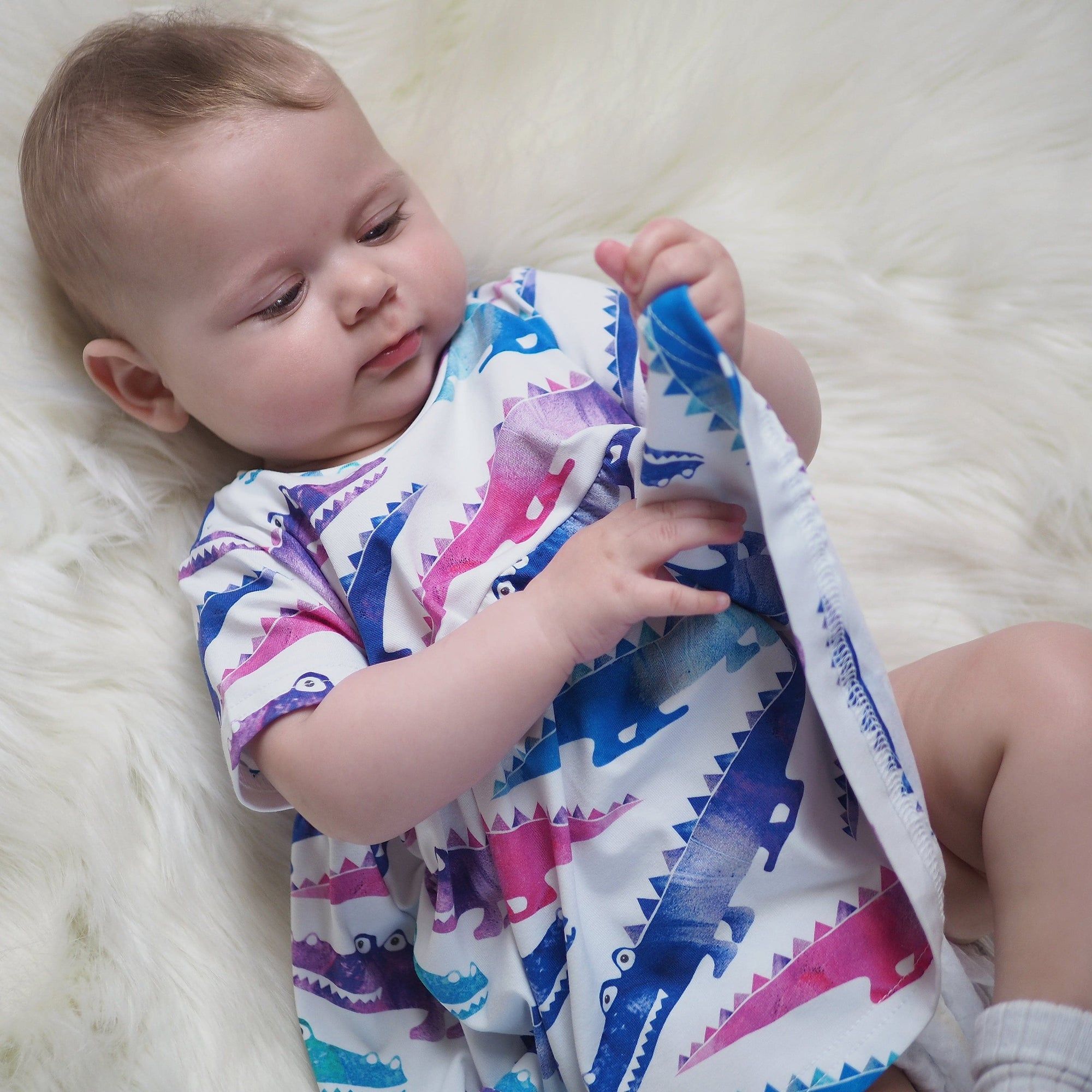 baby girls handmade dress by Lottie & Lysh